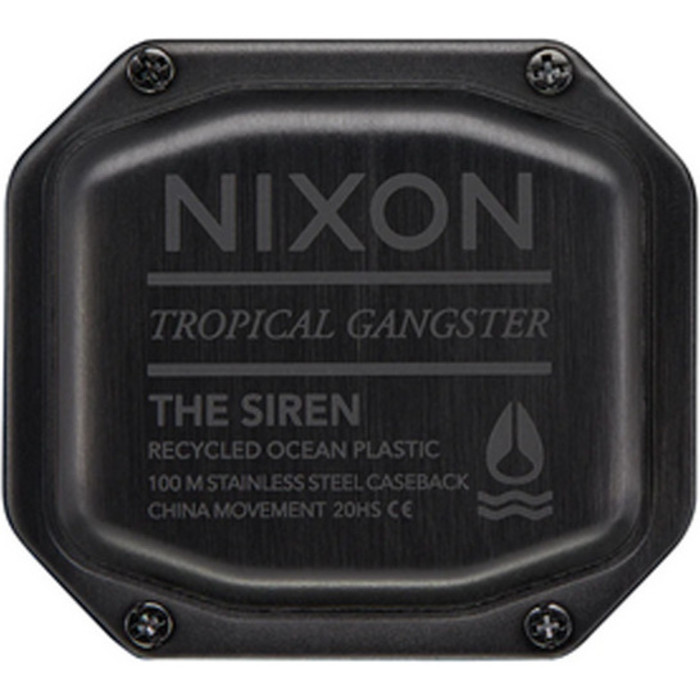 2024 Nixon Siren Surf Uhr A1311 - Zitrone / Schwarz
